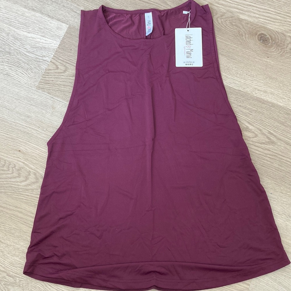 Latched Mama Side Access Mesh Nursing Tank Top